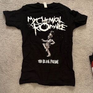 Tultex Black Short Sleeve Tee with White Tag